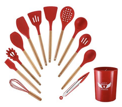 Juego de 12 utensilios de cocina de silicona - comprar online