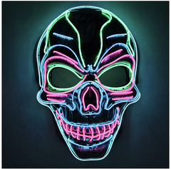 Máscara de Halloween Cosplay LED