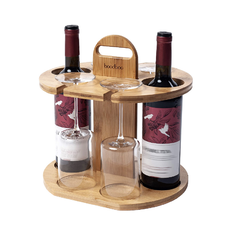 Estante para vino en madera