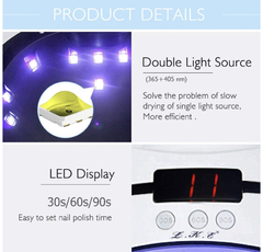 LED secador de uñas con temporizador - Atomic Arte y Diseño S.A.S
