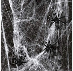 Arañas falsas realistas de plástico Halloween en internet