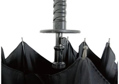 Sombrilla diseño de samurai en internet