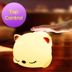 Lámpara de gato con ronquitos en internet