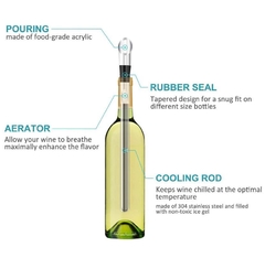 Enfriador de vino 3 en 1 en internet
