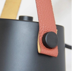 Lámpara de pared marrón cuero - tienda online