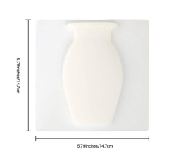 Jarrones de silicona para flores x4 - comprar online