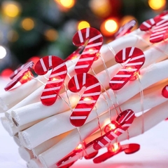 Luces de bastón navideño