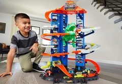 Hot Wheels City Robo T-Rex Ultimate Garage