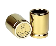 Juego de 2 vasos de chupito en forma de bala de calibre 50
