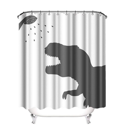 Cortina de baño de Dinosaurio