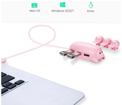 Piggy USB de 3 puertos - comprar online