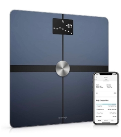 Báscula digital con Wi-Fi de composición corporal inteligente con aplicación para smartphone