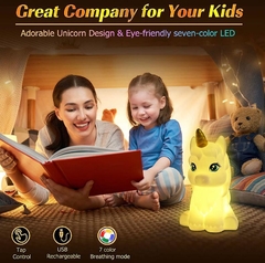 Unicornio LED luz nocturna para niños en internet