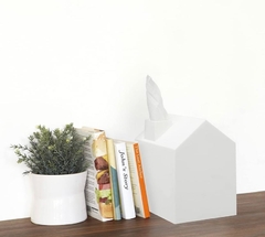 Caja de pañuelos con diseño de casa en internet