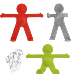 Ganchos de pared adhesivos para colgar en forma humana (3 unidades) en internet
