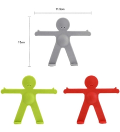 Ganchos de pared adhesivos para colgar en forma humana (3 unidades) - tienda online