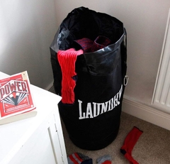 Saco de boxeo con cordón de ajuste bolsa para la ropa sucia en internet
