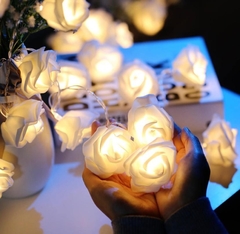 Tira de luces en forma de rosa para decoración - comprar online
