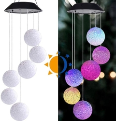 Luces solares LED multicolor para exterior