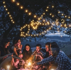 Cadena de luces solares diseño de estrellas - comprar online
