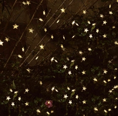 Cadena de luces solares diseño de estrellas en internet