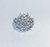 Anel de prata 925 com cristais zirconias