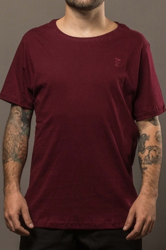 Remera Basic Bordó
