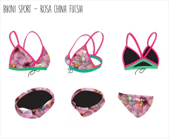 BOMBACHA NATACION ESTAMPADA ROSA CHINA- BOM221/TEXROS - comprar online