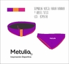 Bombacha Natacion Sport Violeta, Naranja y fucsia Resiste-Cloro /BOM201B