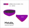 Bombacha Natacion Sport Mujer Violeta y fucsia. resiste-cloro /BOM201D