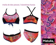 Malla 2 piezas /BIK504-CLAVELINAS