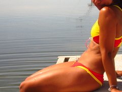 Top Natación con Cordon Amarillo y Rojo/TOP205 - comprar online