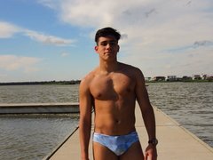 Imagen de SLIP DE NATACIÓN HOMBRE ESTAMPADO AGUA COD/SL0618