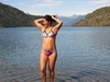 Top de Natación estampado PALMERAS TROPICALES /TOP220TEXPAL en internet