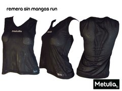 Musculosa " livianasport negra " Run Gym Fitness