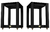 Imagen de Wharfedale Linton Heritage Par Black con soportes Linton
