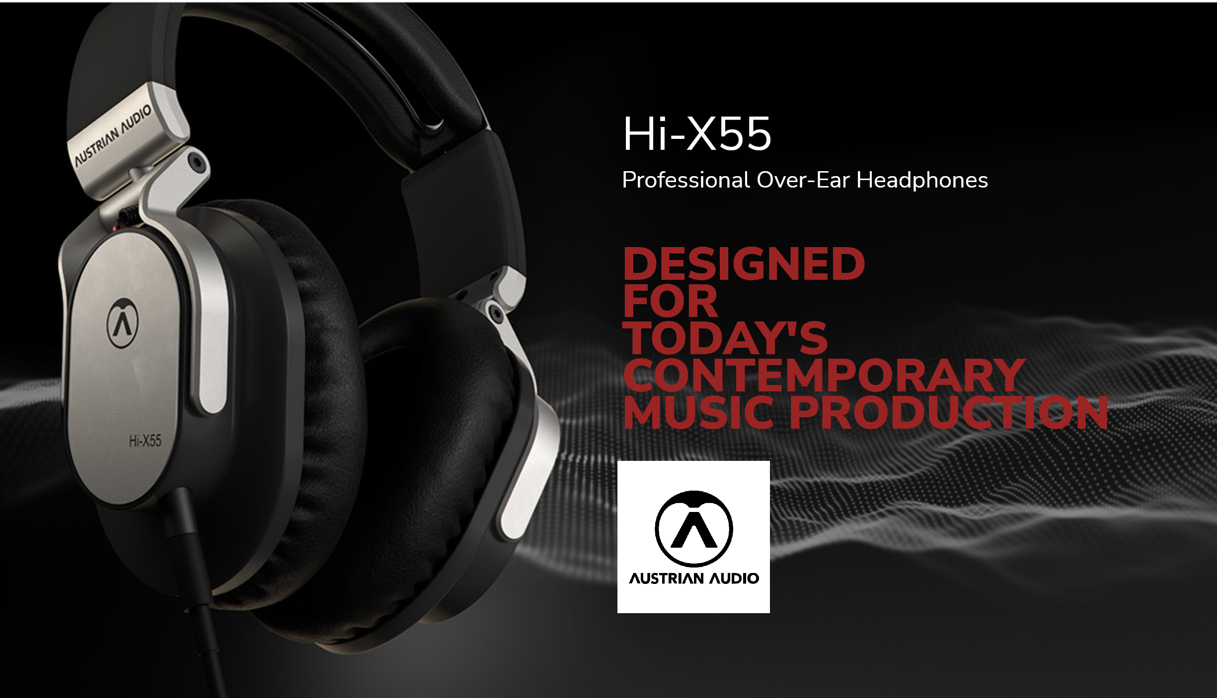 Hi-X65 Auriculares Over Ear abiertos profesionales por Austrian
