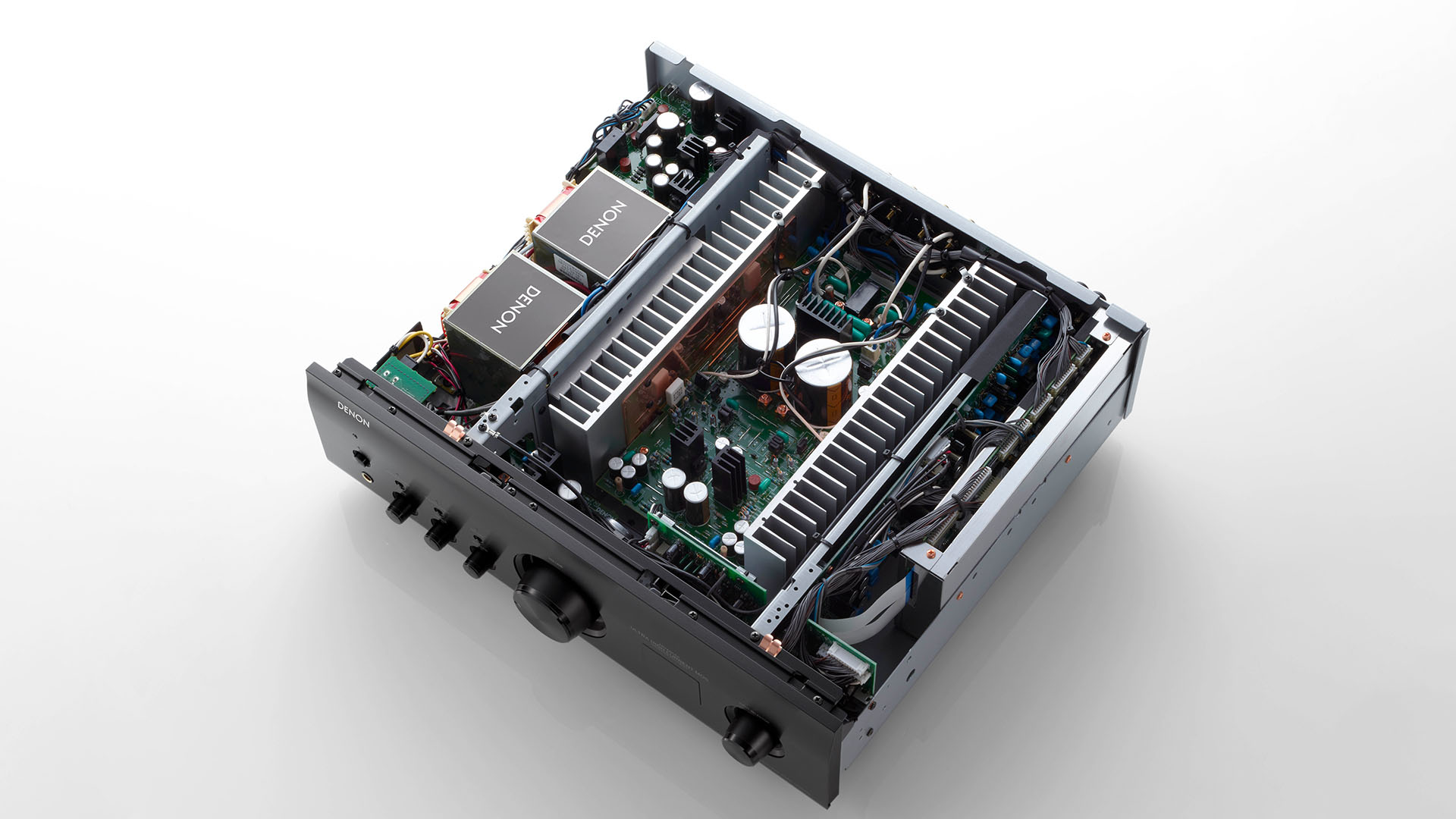 Denon PMA-1700NE (modelo 2022) Amplificador integrado (140 W x 2), USB-DAC  y ecualizador fono incorporado, modo analógico, circuito de alimentación de