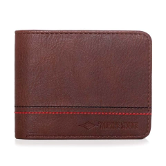 Billetera Alpine Skate Chocolate con detalles de Hilo