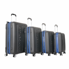 Valija Skora Negro Negro/ Azul - comprar online