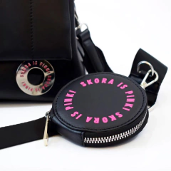 Bandolera Skora Is Pink! c/solapa y c/ monedero en internet