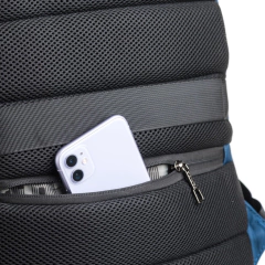Mochila Notebook Antirrobo Impermeable Primicia Work Azul - tienda online