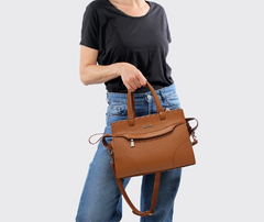 Cartera dos asas Asya SQH Suela - Donna 8 Marroquinería - Valijas - Carteras - Bolsos - La Plata - Case Logic - Primicia- Amphora - Jansport- Cubritas
