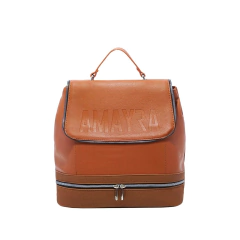 Mochila AMAYRA Solapa + bolsillo con cierre a lo largo