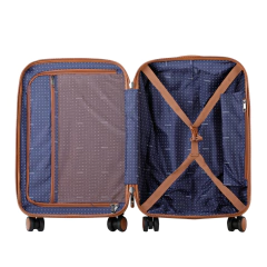 Valija Mediana Primicia Windsor Policarbonato Expansible Beige - Donna 8 Marroquinería - Valijas - Carteras - Bolsos - La Plata - Case Logic - Primicia- Amphora - Jansport- Cubritas