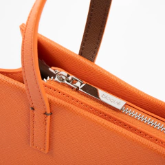 CARTERA SANTORINI BLAQUÉ Medium - Naranja - comprar online
