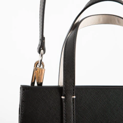 CARTERA MEDIUM SANTORINI - Negro - Donna 8 Marroquinería - Valijas - Carteras - Bolsos - La Plata - Case Logic - Primicia- Amphora - Jansport- Cubritas
