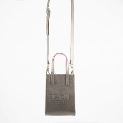CARTERA SANTORINI BLAQUÉ Mini - Peltre