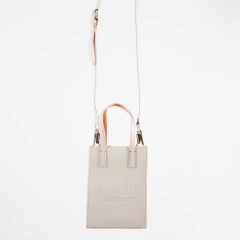 CARTERA SANTORINI BLAQUÉ Mini - Cemento