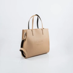 CARTERA SANTORINI BLAQUÉ Grande - Beige - comprar online